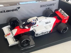Minichamps 1:18 530851802 Mclaren - F1 TAG MP4/2B- Marlboro Decals-1985 A. Prost - Afbeelding 1 van 18