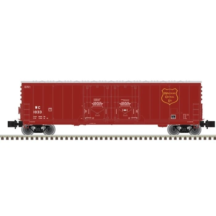 Atlas ~ Z Scale ~ Wisconsin Central ~ 53' Evans Door Box Car ~ 75000011 - Image 1 of 1