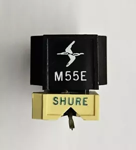 Vintage Shure M55E turntable cartridge with Eliptical Diamond stylus  TESTED - Picture 1 of 11