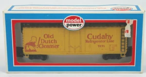 Model Power HO Scale 40' Reefer Box Car Old Dutch Cleanser Cudahy #7471 Yellow - Picture 1 of 6