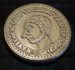Discworld Ankh-Morpork Half Dollar Coin Vetinari - Picture 1 of 2