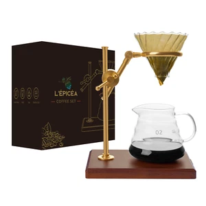 L'ÉPICÉA Pour Over Coffee Maker Set, Adjustable Stainless Steel Coffee Dripper - Picture 1 of 11
