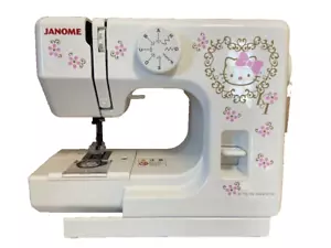 Máquina de coser eléctrica compacta JANOME KT-35 Sanrio Hello Kitty AC100V - Imagen 1 de 5