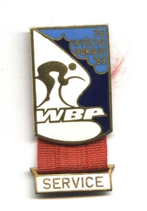 Cycling 36th Peace Race Course de la Paix 1983 Official Service Team Badge - Picture 1 of 2