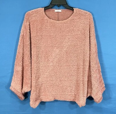 Pullover JODIFL Rosa Sólido FELPA POLAR Manga Dolman ACOGEDOR LINDO TOP INFORMAL Talla L Foto 1 de 4