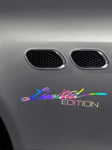 2* LIMITED EDITION Car Body Creative Vinyl Decal Laser Color Sticker Accessories - Picture 1 of 12