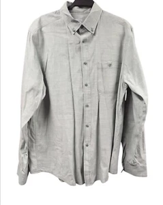 Mossimo Supply Button Down Shirt Mens Large Green Long Sleeve Cotton Casual - Picture 1 of 13