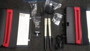 Coppia Microfoni a Condensatore Cardioide Superscope EC-3S Con Accessori Mostrati - Foto 1 di 5