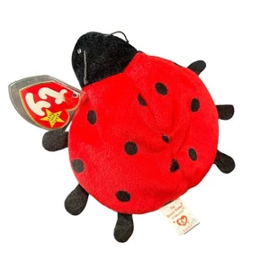 Ty Beanie Babies - Lady Bug Lucky mit Etikett - guter Zustand 1993 - süßer Plüsch - Bild 1 von 8
