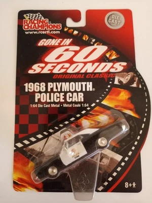 赛车冠军 1968 PLYMOUTH 警察汽车压铸 — 第 1/3 张图片