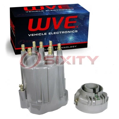 Kit de tapa y rotor de distribuidor Wells para Jeep Cherokee Comanche gu 1984-1986 Foto 1 de 4