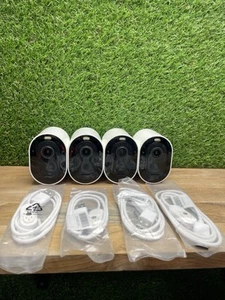 Lot 4 Ps Arlo Pro 4 Occasion Test Ok Spotlight , Homekit Alexa Google Avec Câble - Photo 1/4