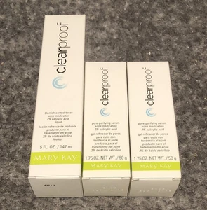 2x Suero purificador de poros Mary Kay Clear Proof 59059 y tónico para control de manchas 56743 - Imagen 1 de 2