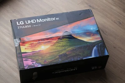 LG 27UL850 27 in 4K UHD IPS Monitor - White - Image 1 of 4