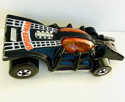 Hot Wheels Blackwall 1978 Spider-Man Vintage DC Comics Spiderman Black Spider - Image 1 of 4