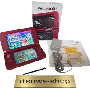 NEW Nintendo 3DS LL XL Dual IPS Game Console-metallic Red From Japan - Picture 1 of 17