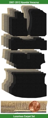 Lloyd Custom Luxe коврик комплект для 2007-2012 Hyundai Veracruz (5 штук) #T03 - Изображение 1 из 4