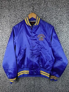 Vintage Pla-Jac by Dunbrooke Portland Bureau of Police Jacket Size 36-38 Satin - Picture 1 of 13