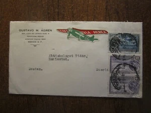 ATRACTIVA CUBIERTA MÉXICO 1933 a SUECIA - Imagen 1 de 2