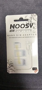 4 in 1 Nano Sim Karten Adapter Set Nadel iPhone 4 5 6 Samsung HTC LG Xiaomi - Bild 1 von 1