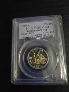Sale - 2005 S PCGS PR69DCAM SILVER STATE QUARTER (CALIFORNIA) - Picture 1 of 2