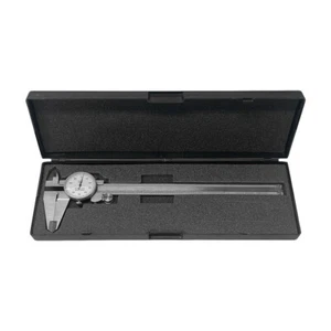 8'' Stainless Steel Dial Caliper Shockproof .001" Graduation Reading Ruler - Picture 1 of 7