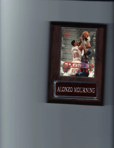 ALONZO MOURNING PLAQUE MIAMI HEAT BASKETBALL NBA   C Cover