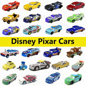 Toys Disney Pixar Cars Kids Diecast Lightning McQueen Model Car 1:55 Lot Loose