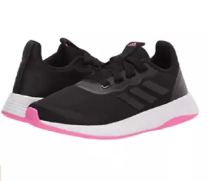 Adidas Q46321 QT Racer Sport Damen (Medium) schwarz/schwarz/pink Laufschuhe - Bild 1 von 7