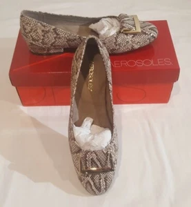 Aerosoles Good Times Bone Snake 718 para mujer talla 7 1/2 M NUEVO - Imagen 1 de 6