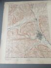 US Geological Survey Topography Map,1904 Quadrangle Elmira New York- Penn