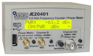 AE20401 5,8 GHz Frequenzzähler/RF Leistungsmesser/Pulszähler Kit - Bild 1 von 4