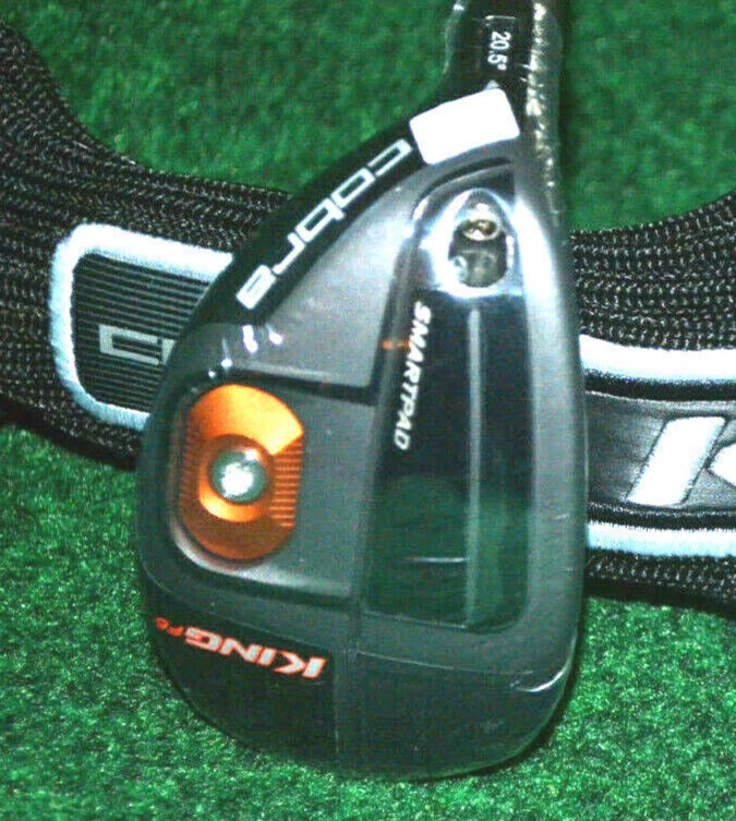 New Cobra King F6 Black 3-4 Hybrid Regular Matrix MFS Red Tie Graphite Left Hand - Image 1 of 4