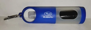 SUBARU AUTO CAR AUTOMOBILE LOGO CLIP ON DOG WASTE BAG HOLDER DISPENSER - Picture 1 of 2