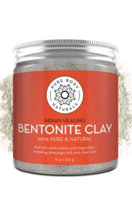 Bentonite Clay Powder for DIY Detox Body & Face Mask, Pure Indian Healing Clay - Image 1 of 4