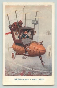 Postcard, Flying taxi, Lawrence and jellicoe, Flying machines, Helicopter - Picture 1 of 2