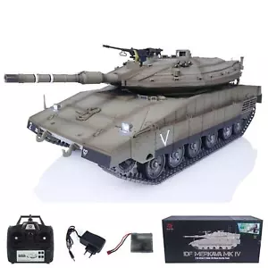 In Stock Heng Long 1/16 RC Tank IDF Merkava MK IV Metal Chassis Laser IR Battle - Picture 1 of 21