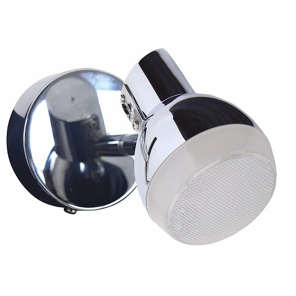 LED Wandspot chrom 8x11x8cm 380lm 3000K 5W 1-flammig Näve 1164942 - Bild 1 von 1