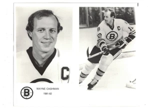 Foto de medios de prensa Wayne Cashman Boston Bruins 1981-82 8x10 - Imagen 1 de 1