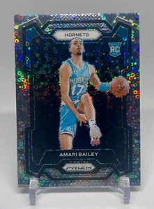 Amari Bailey 2023-24 Prizm Rookie Card RC FAST BREAK PRIZM Charlotte Hornets - Bild 1 von 2