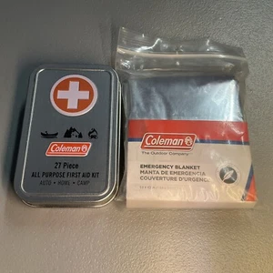 Coleman All Purpose Mini First Aid Kit - 27 Pieces & Emergency Blanket - Picture 1 of 5