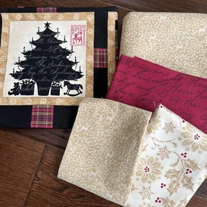 Benartex -Benartex Yuletide Magic Erin McAllister Panel, 1/2 Yard, 1.5 Yard Rare - Picture 1 of 14