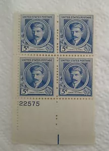 U.S - 1940 - SCOTT #882 - E.A. MCDOWELL - PLATE BLOCK OF 4 STAMPS - MNH - Picture 1 of 1