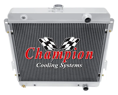3 Row Western Champion Radiator for 1975 1976 1977 1978 Dodge D100 L6 Engine - Image 1 of 4