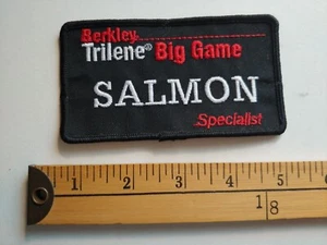 * 80er VINTAGE TRILENE BERKLEY FISHING TEAM FISHERMAN PATCH WAPPEN * - Bild 1 von 1