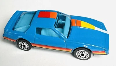 1982 Matchbox 1:62 Macau Blue Pontiac Firebird SE Sports Car Excellent Shape - Image 1 of 4