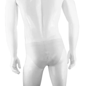 LatexDreamwear Latex Herren Slip Unterhose mit größerem Front-/Hodenbeutel weiß - Bild 1 von 3