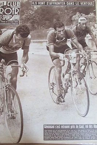 1955 SPECIAL CYCLING TOUR DE FRANCE MOUNTAIN STAGE GALIBIER SUCTIONOUX ALPES - Picture 1 of 1