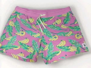 Chubbies lounge wear Men 2XL 5.5" inseam sweat shorts pink yellow green bananas - Picture 1 of 12