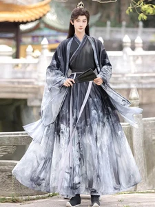 Couples Male Female Chinese SongStyle Daily Hanfu Suit Cosplay Costume Halloween - Picture 1 of 19